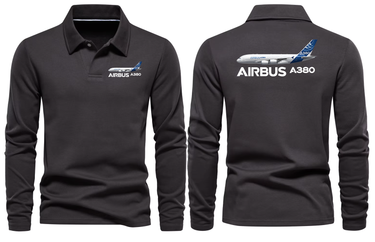 AIRBUS A380 LONG SLEEVE POLO